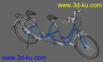 3D打印模型双人自行车双人自行车的图片