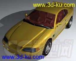 黄色小汽车模型的图片