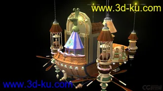 3D打印模型飞船的图片