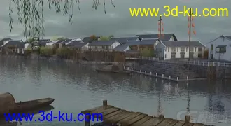 3D打印模型雨景动画的图片