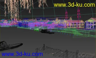 3D打印模型雨景动画的图片