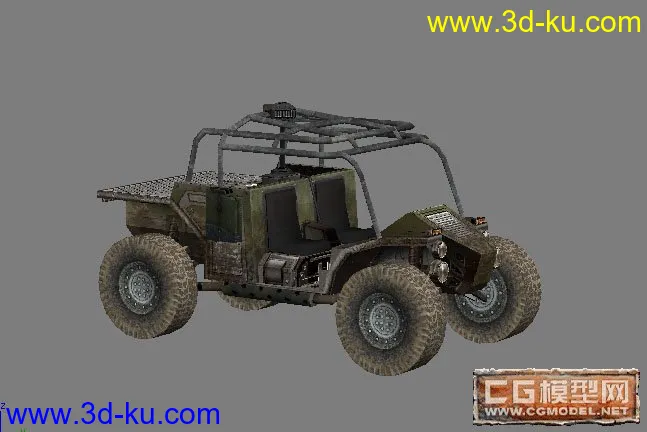一辆低面装甲车模型的图片1
