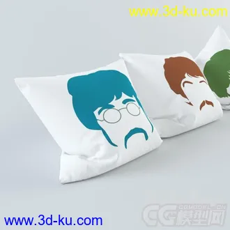 可爱人像简笔画抱枕模型的图片