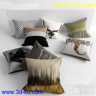 植物图片抱枕模型的图片