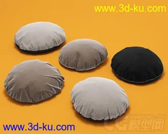 饼状抱枕模型的图片