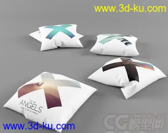 布艺抱枕模型的图片