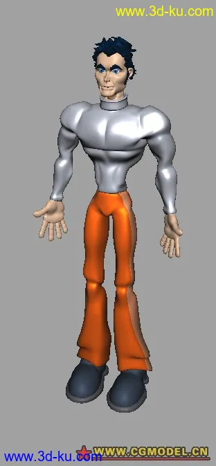 3D打印模型型男的图片