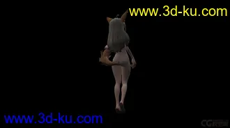 3D打印模型小萝莉_波波，萌死人。OBJ通用格式的图片