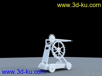 3D打印模型古代云梯，当练习做的，贴图懒得上了，搬出来分享吧~~~的图片