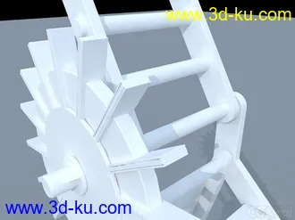 3D打印模型古代云梯，当练习做的，贴图懒得上了，搬出来分享吧~~~的图片