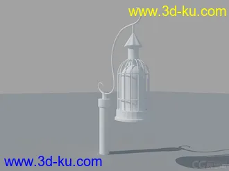 3D打印模型安缦法云草坪灯的图片