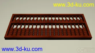 3D打印模型算盘的图片
