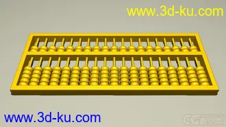 3D打印模型算盘的图片
