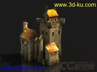 3D打印模型建筑的图片