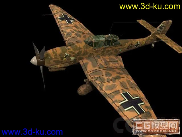 二站德军战机模型的图片1