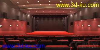 3D打印模型小型演播厅的图片