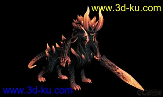 3D打印模型魔兽风格 地狱Boss的图片