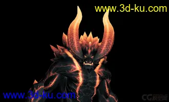 3D打印模型魔兽风格 地狱Boss的图片