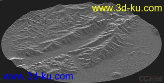 3D打印模型山体 带贴图 要就拿去的图片