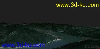 3D打印模型山体 带贴图 要就拿去的图片