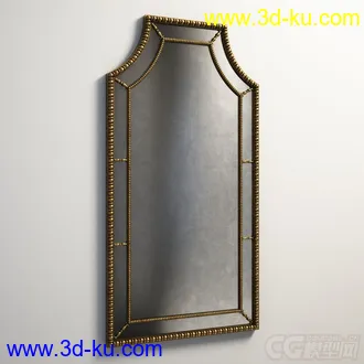 欧式墙壁镜子模型的图片