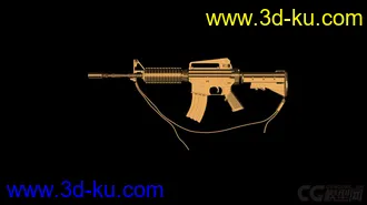 3D打印模型m4A1的图片