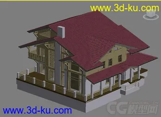 3D打印模型wood house的图片