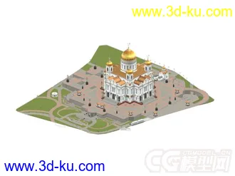 3D打印模型清真教堂······的图片
