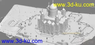 3D打印模型清真教堂······的图片