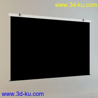 电影画幕布模型的图片