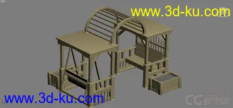 3D打印模型gongyuanyaoyi摇椅的图片