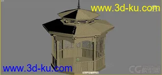 3D打印模型亭子1·······的图片