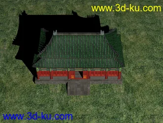 3D打印模型大殿的图片