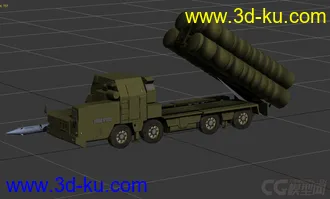 3D打印模型弹道和S300-2车 分享给大家 多多评论下 谢谢的图片