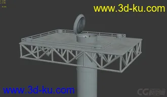3D打印模型小型发射井 带骨骼动画的图片