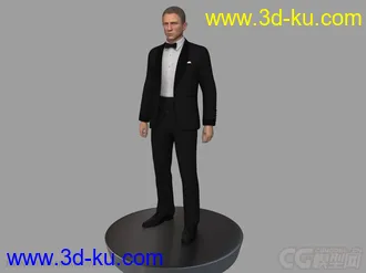 3D打印模型邦德，007的图片