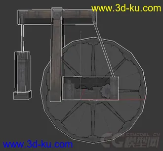 3D打印模型水轮机 动力系统 动力机器的图片
