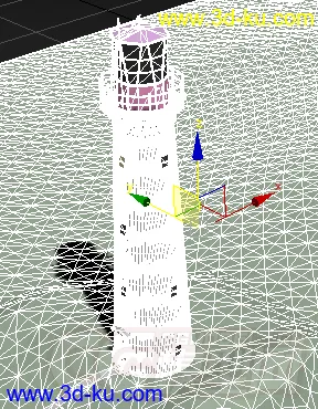 一个灯塔模型的图片