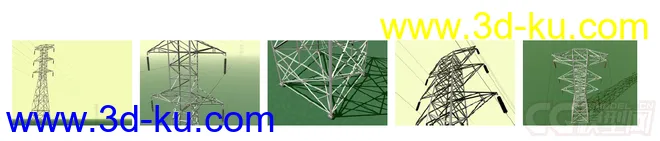 一个电网塔模型的图片1