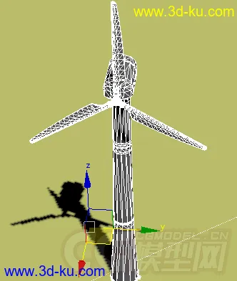 一个发电风车模型的图片2