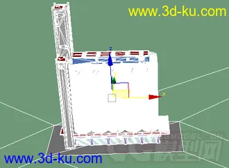 一个工厂建筑模型的图片