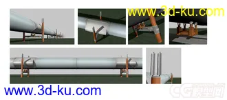 一个工程管道模型的图片