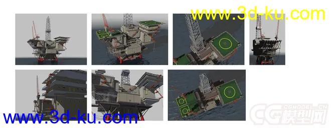 海上钻井机模型的图片1