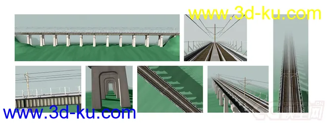 一个火车轨道模型的图片1