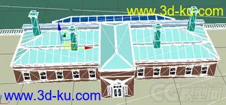 一个火车站模型的图片