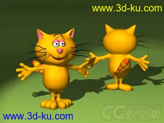 卡通BigHeadCat模型的图片