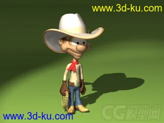 卡通Cowboy模型的图片