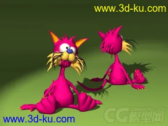 卡通CrazyKat模型的图片
