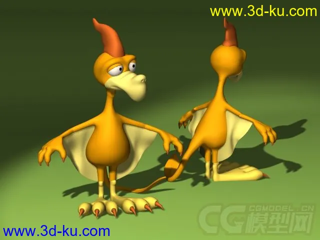 卡通DinoBird模型的图片1