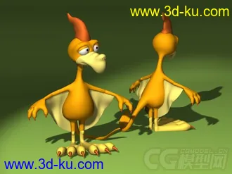 卡通DinoBird模型的图片